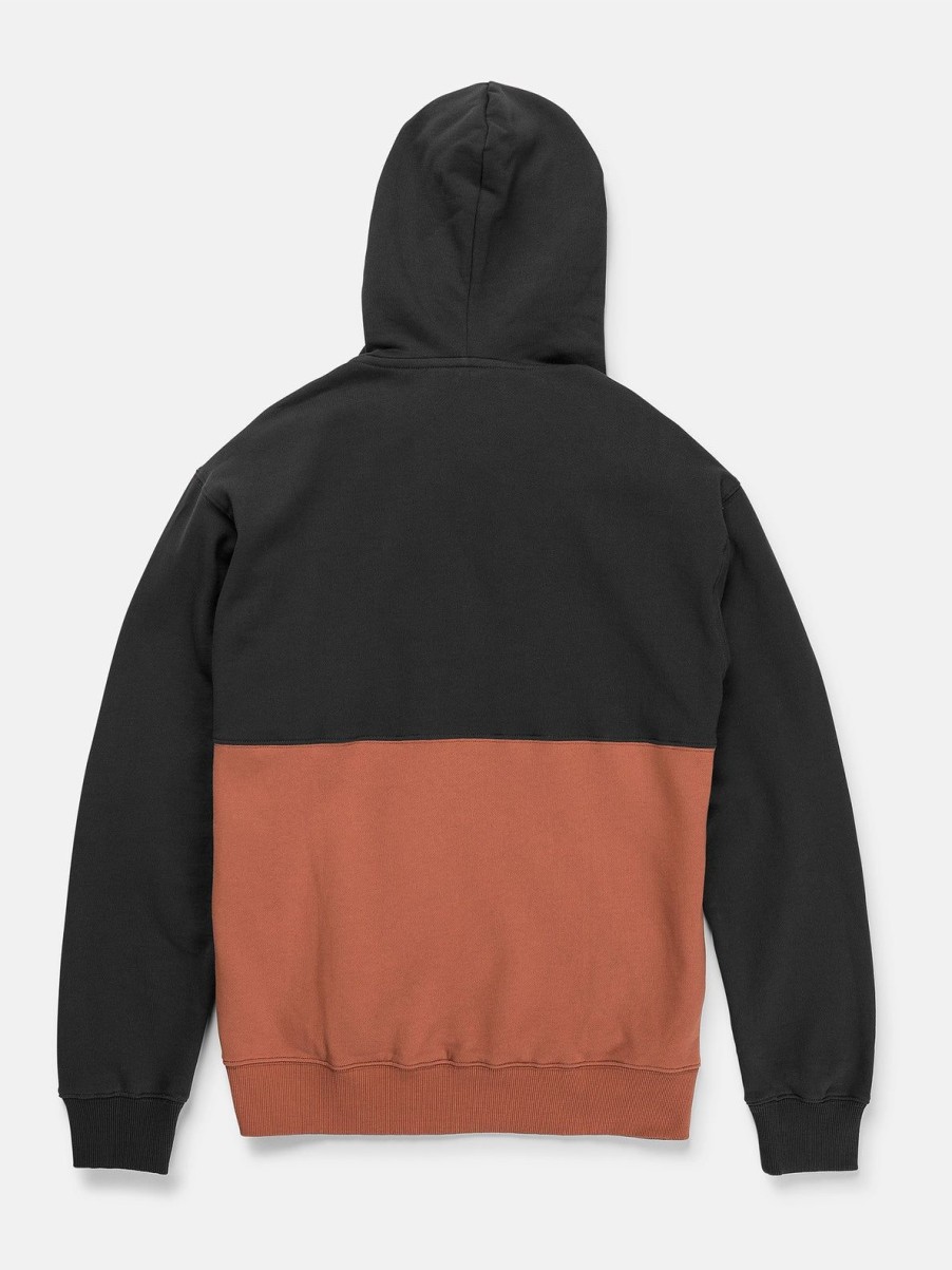 Men Volcom Hoodies & Sweatshirts | Divided Hoodie Rust