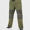 Men Volcom Layering | Mens Tech Fleece Pants Military