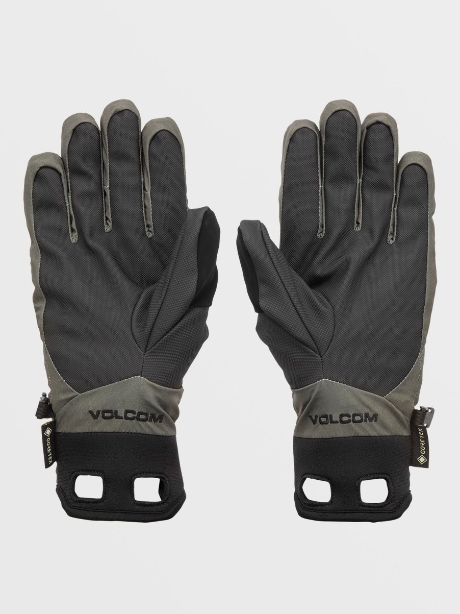 Men Volcom Gloves & Mitts | Mens Cp2 Gore-Tex Gloves Light Military