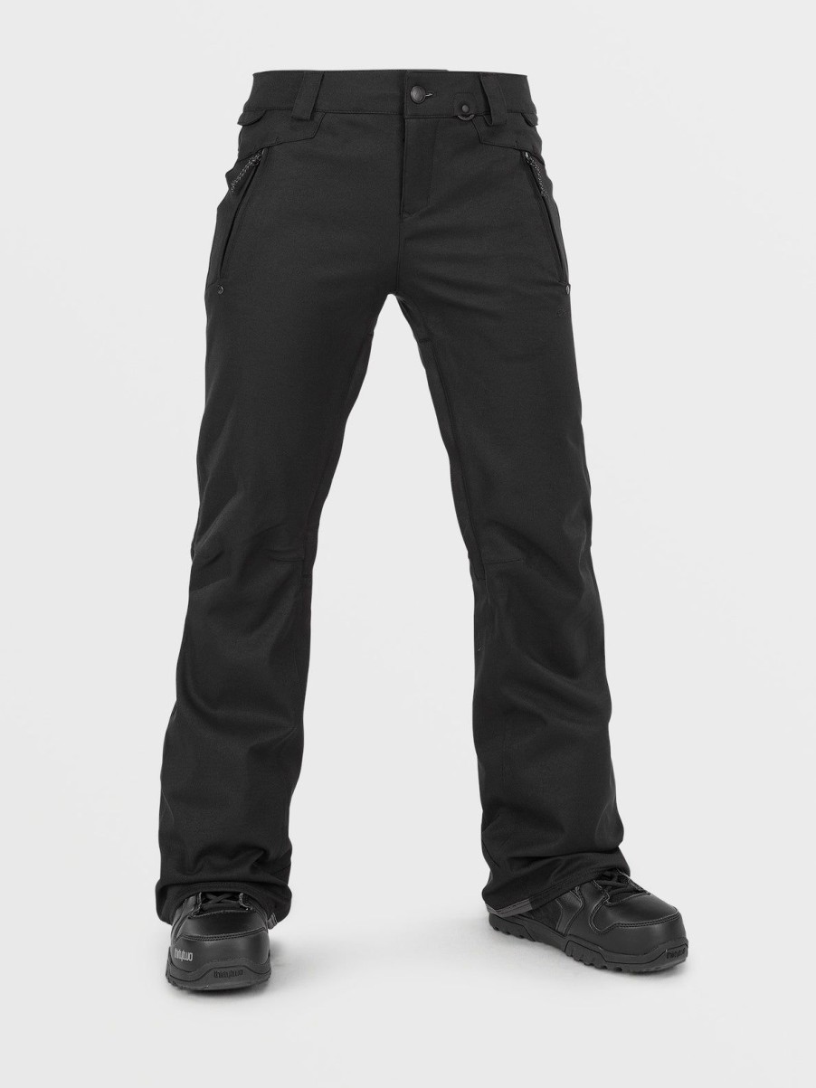 Women Volcom Pants | Womens Species Stretch Pants Black