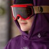 Kids Volcom Accessories | Attunga Youth Goggle - Orange Shock/Light +Bl Bronze