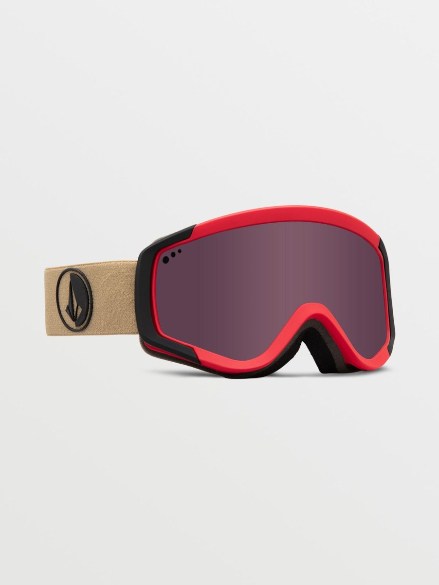 Kids Volcom Accessories | Attunga Youth Goggle - Orange Shock/Light +Bl Bronze