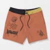 Men Volcom Boardshorts & Trunks | About Time Liberators Boardshorts Rust