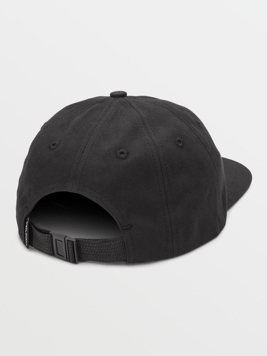 Men Volcom Hats & Beanies | Ramp Stone Adjustable Hat Black