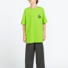 Boys Volcom T-Shirts & Tanks | Big Boys Repeater Short Sleeve Tee Electric Green