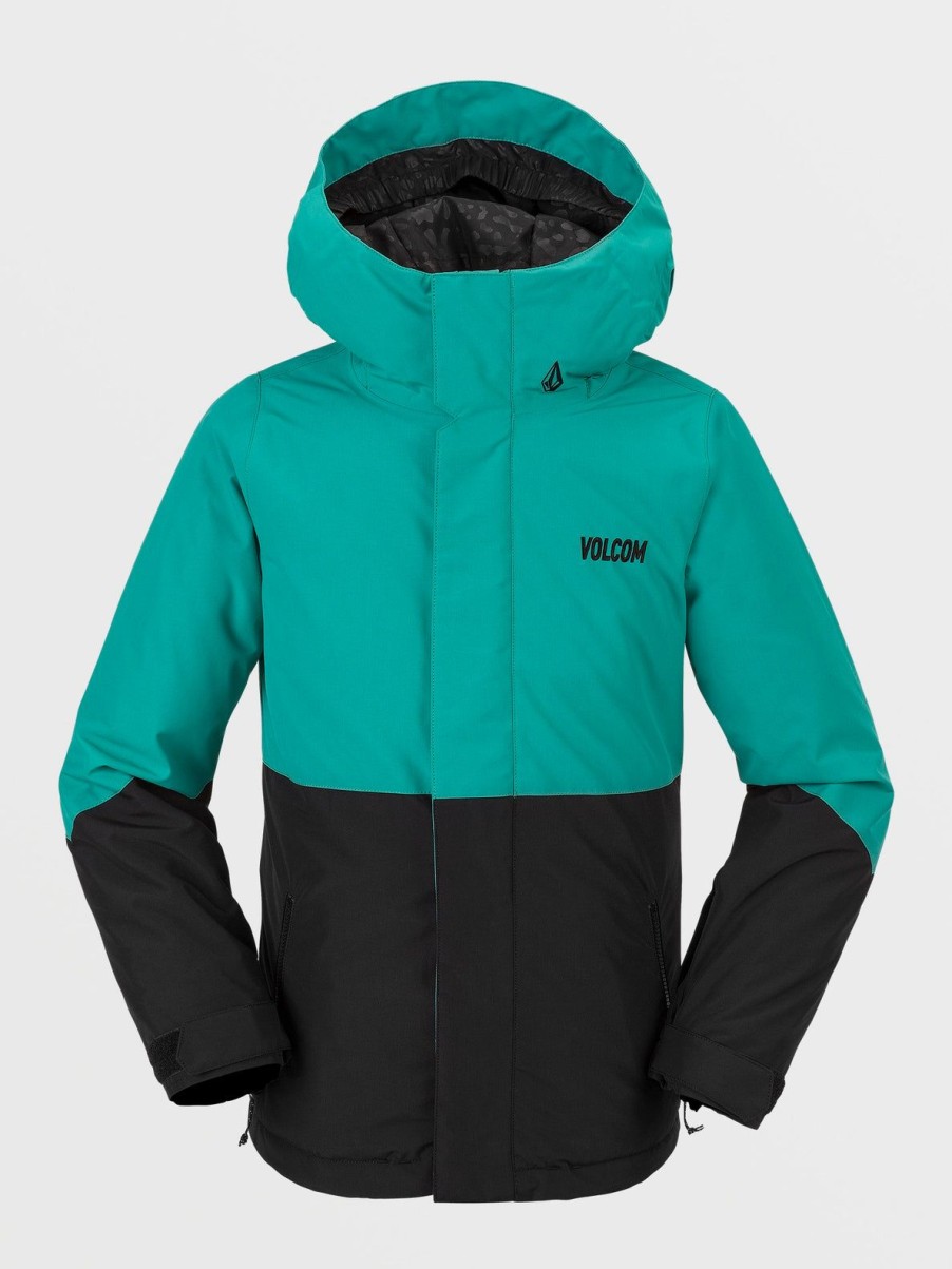 Kids Volcom Jackets | Kids Sass'N'Fras Insulated Jacket Vibrant Green