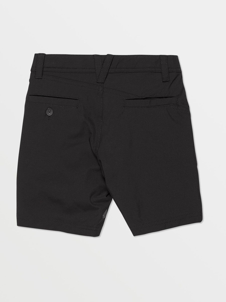 Boys Volcom Shorts | Little Boys Frickin Cross Shred Static Shorts Black Out