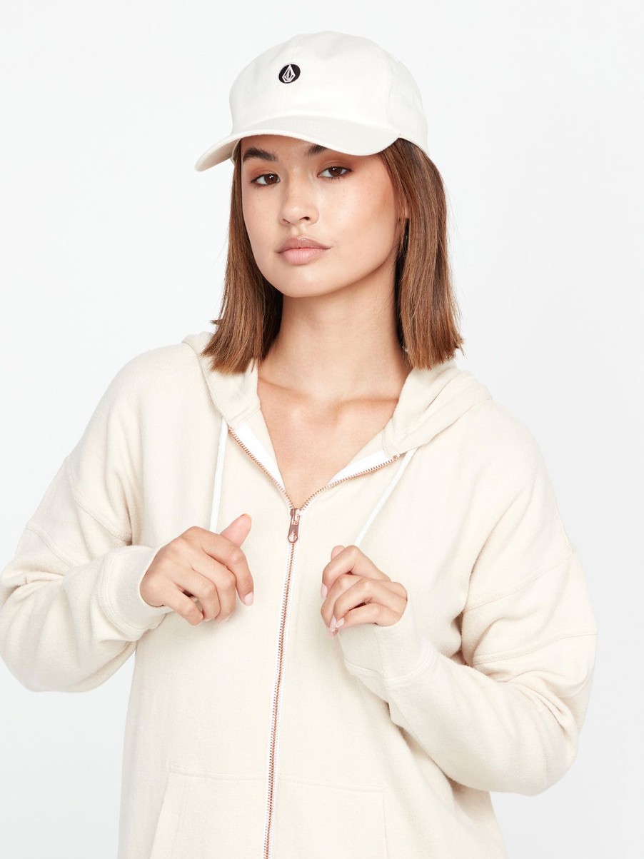 Women Volcom Golf | Circle Stone Dad Hat Star White