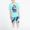 Boys Volcom T-Shirts & Tanks | Little Boys Stone Cone Short Sleeve Tee Crete Blue