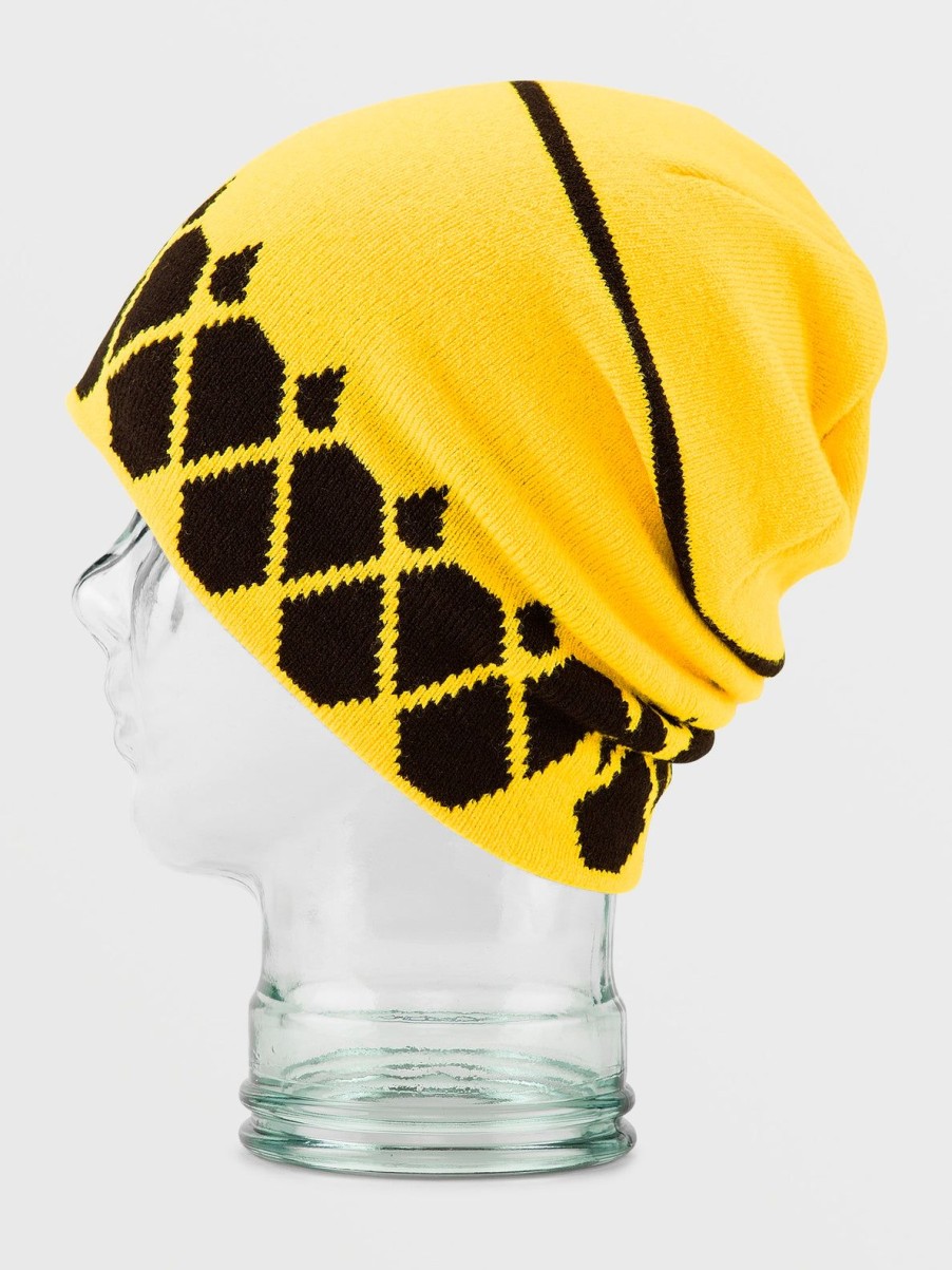 Men Volcom Beanies | Mens Billbrd Beanie Bright Yellow