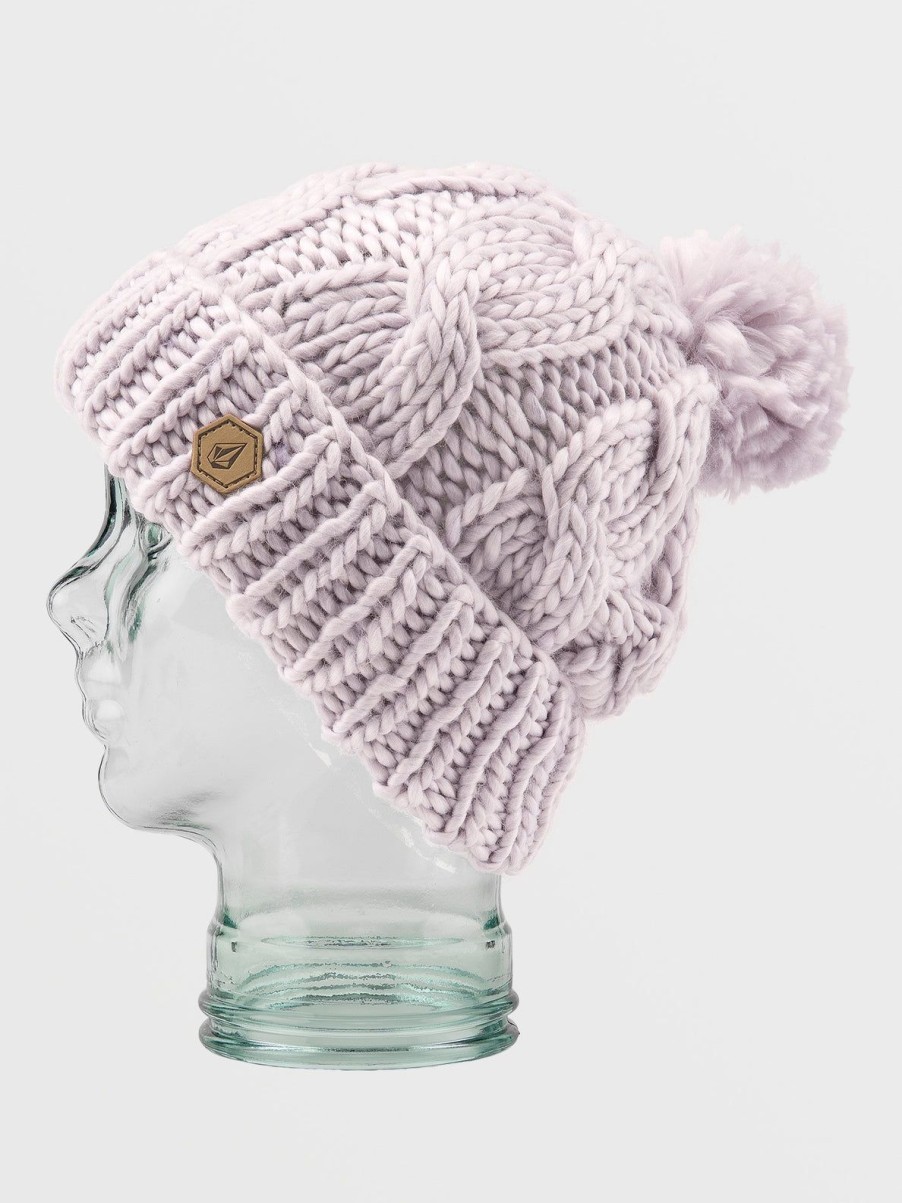 Women Volcom Hats & Beanies | Womens Hand Knit Beanie Calcite