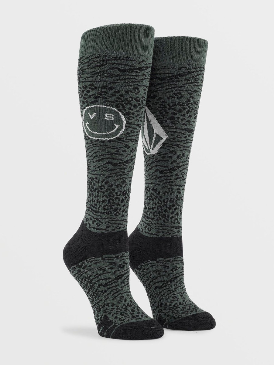 Women Volcom Accessories | Womens This That Them Socks Eucalyptus