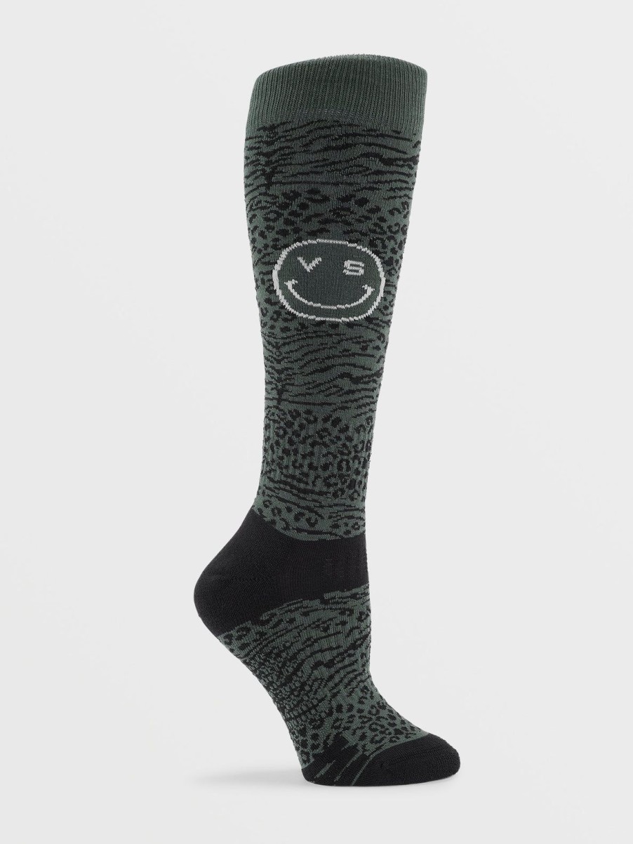 Women Volcom Accessories | Womens This That Them Socks Eucalyptus