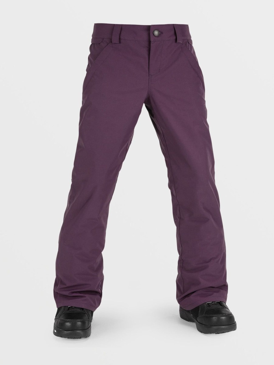 Kids Volcom Pants | Kids Frochickidee Insulated Pants Blackberry