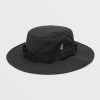 Men Volcom Hats & Beanies | Volcom Workwear Boonie Hat Black