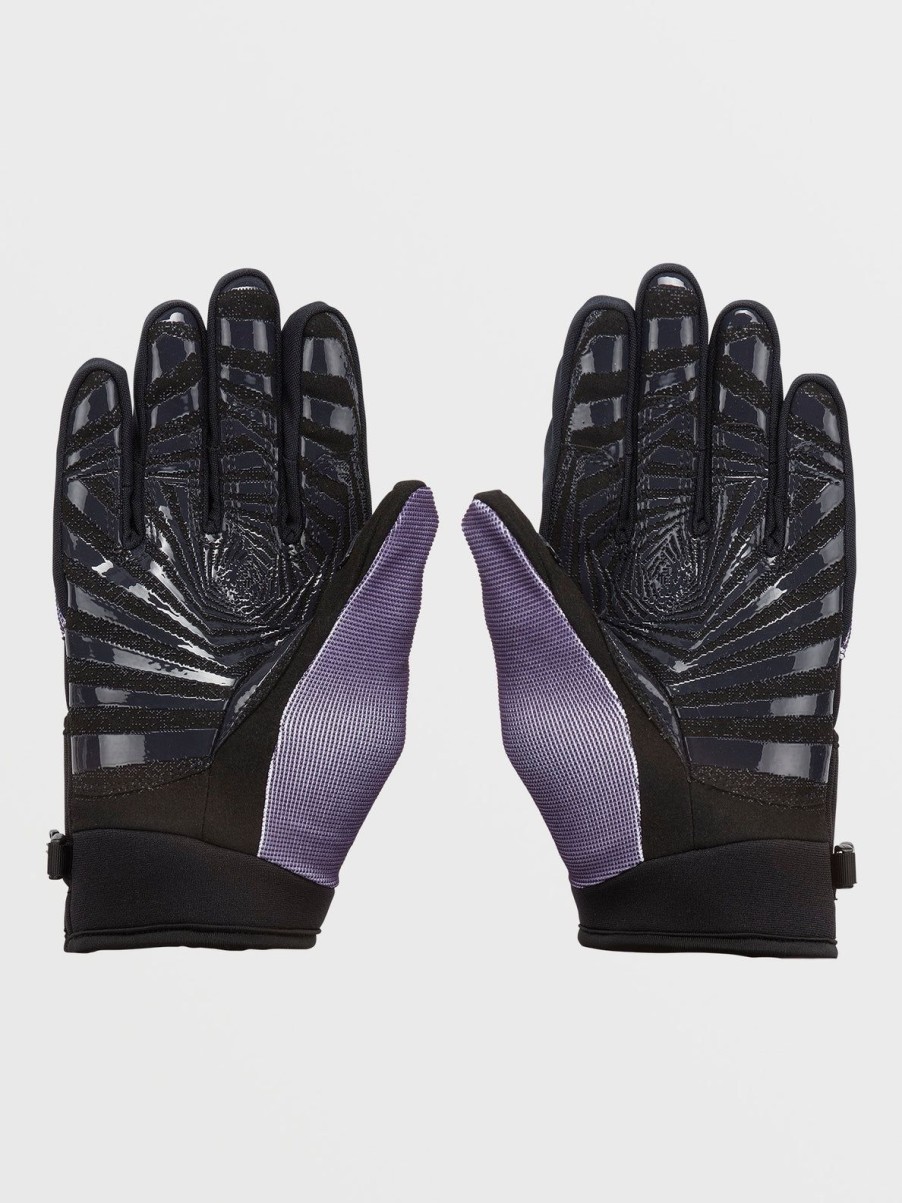 Men Volcom Gloves & Mitts | Mens Crail Gloves Purple