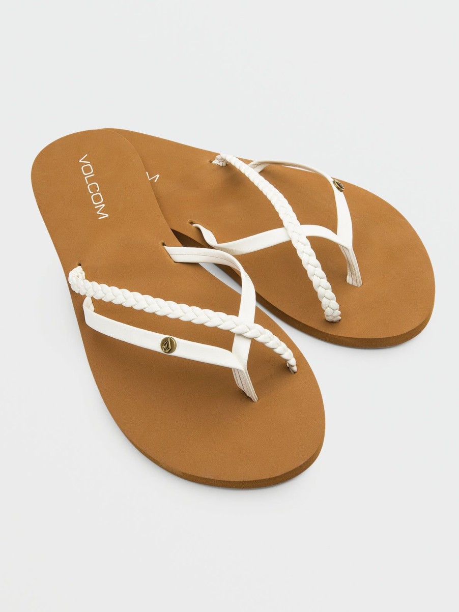 Women Volcom Sandals | Thrills Ii Sandals White