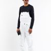 Men Volcom Pants | Mens Roan Bib Overalls White