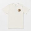 Men Volcom T-Shirts & Tanks | Hi Flyer Short Sleeve Tee Off White