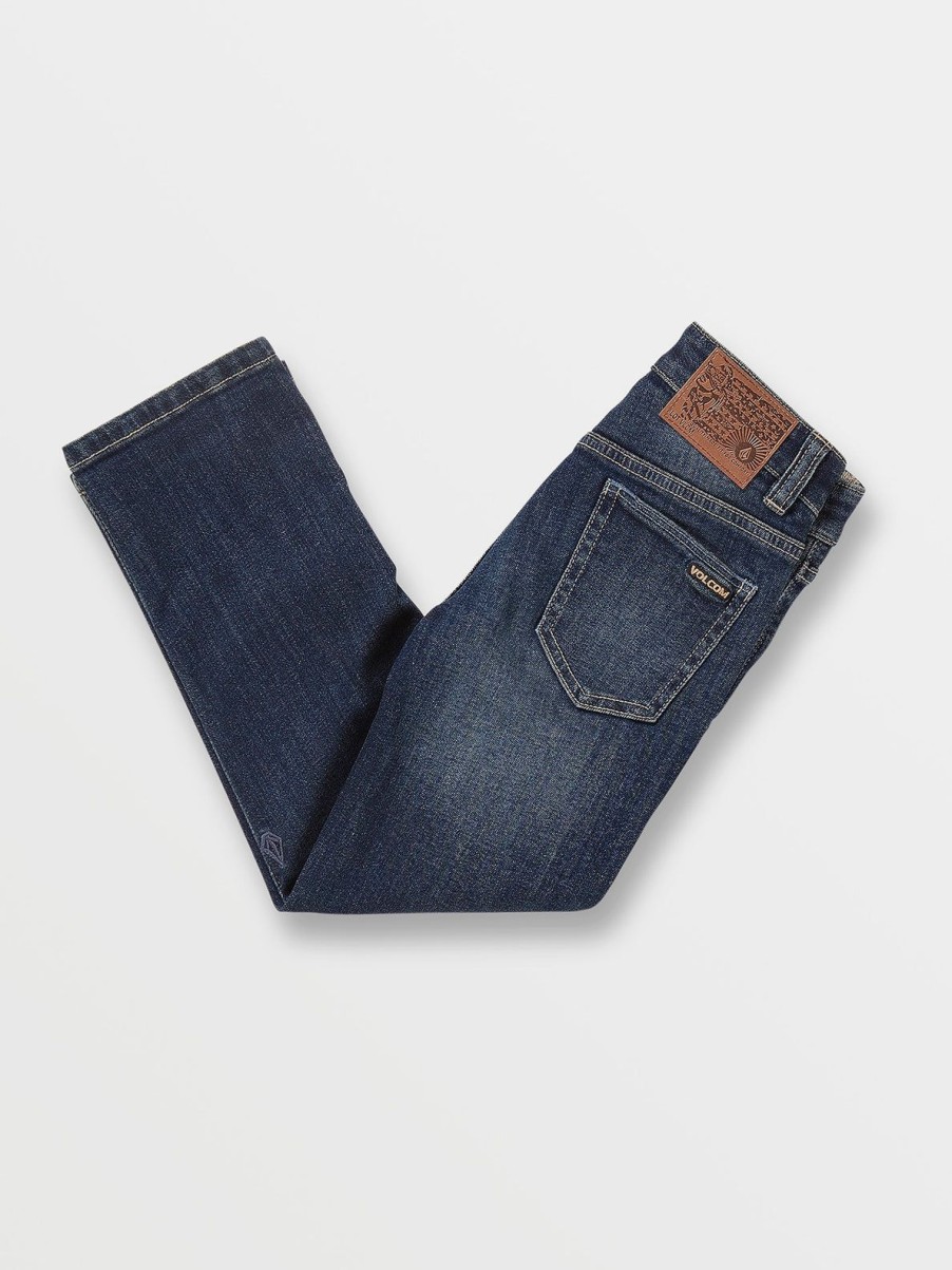 Boys Volcom Jeans | Little Boys Vorta Slim Fit Jeans Atlantic