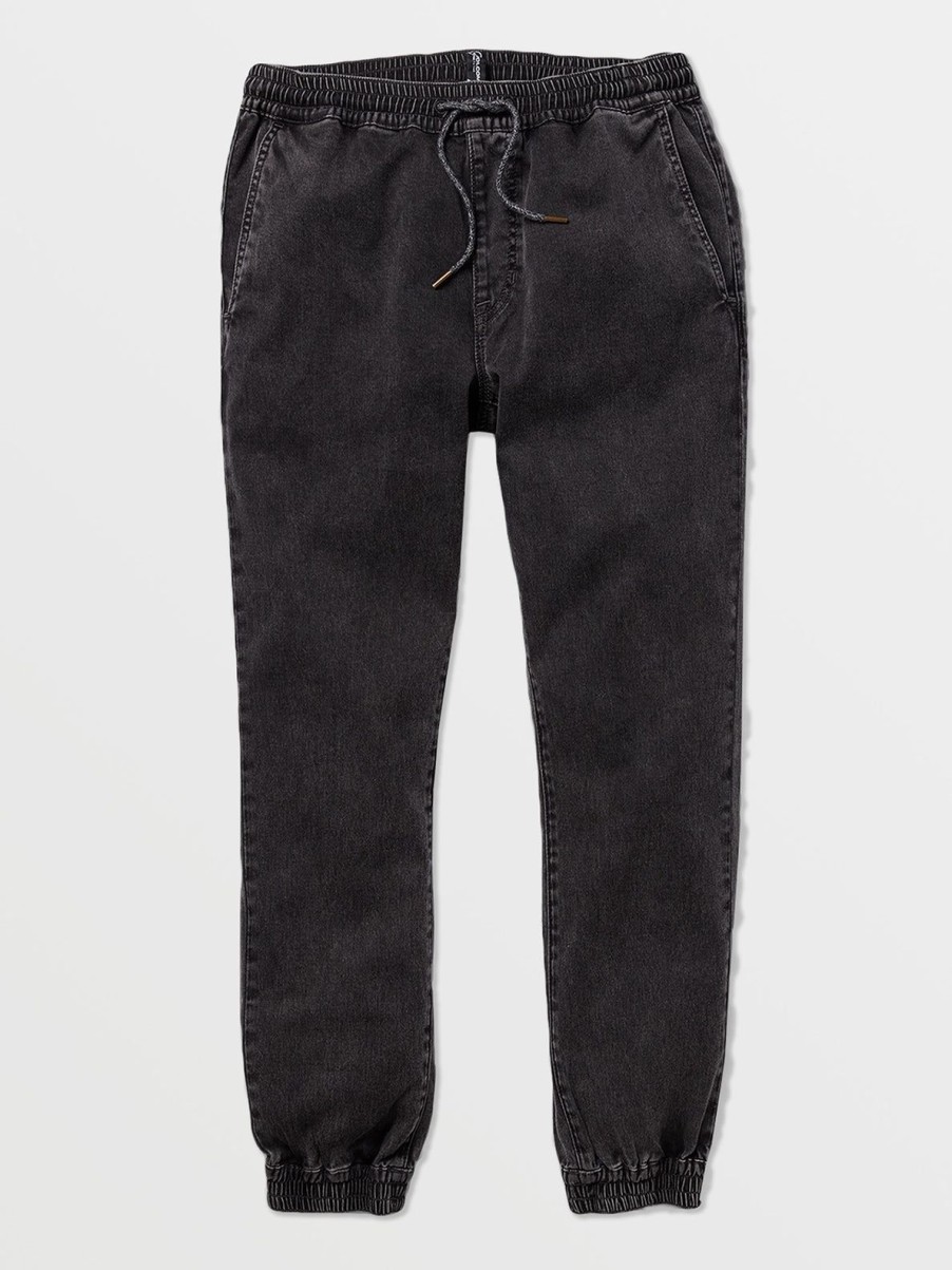 Men Volcom Golf | Frickin Slim Joggers Stealth