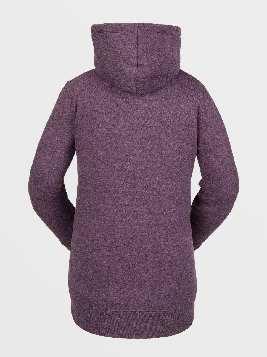 Women Volcom Layering | Womens Tower Pullover Fleece Blackberry