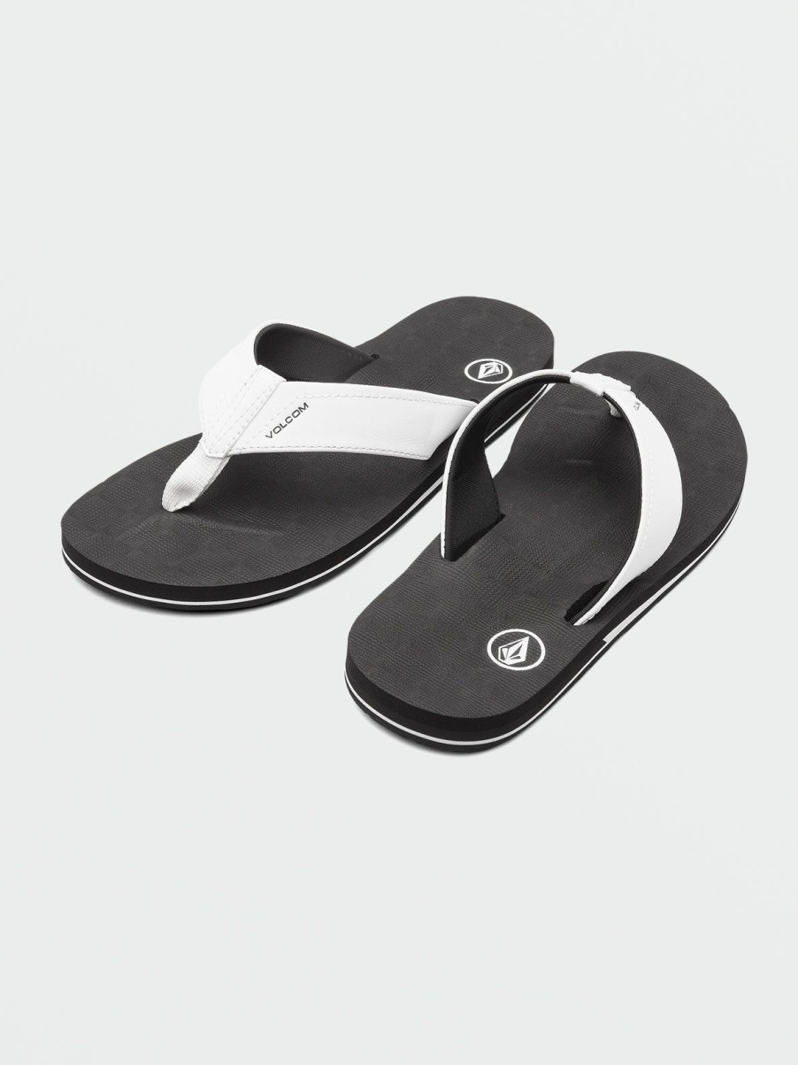 Men Volcom Sandals | Victor Sandals White