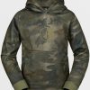 Kids Volcom Layering | Kids Riding Fleece Pullover Cloudwash Camo