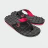 Men Volcom Sandals | Recliner Sandals Ribbon Red