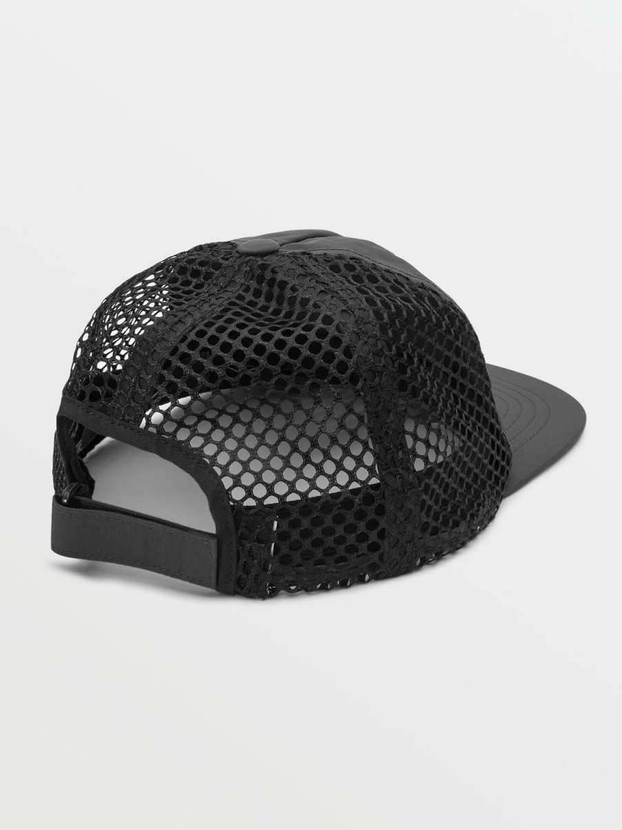 Men Volcom Hats & Beanies | Stone Trip Trucker Hat Black