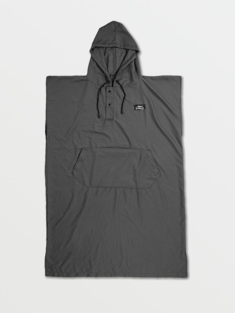 Men Volcom Accessories | Volcom X Matador Packable Beach Poncho Grey