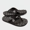 Boys Volcom | Big Boys Recliner Sandals Black White