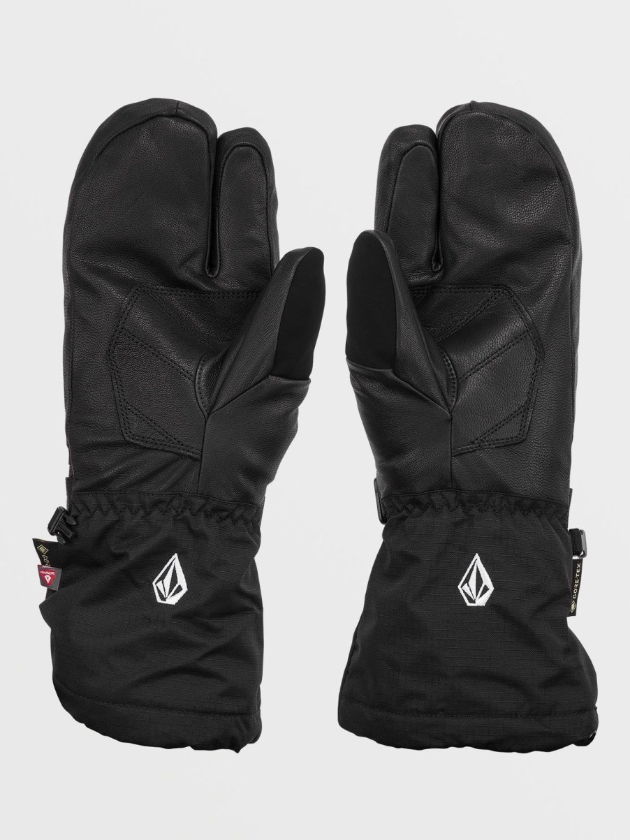 Men Volcom Gloves & Mitts | Mens Provoke Gore-Tex Mitts Black