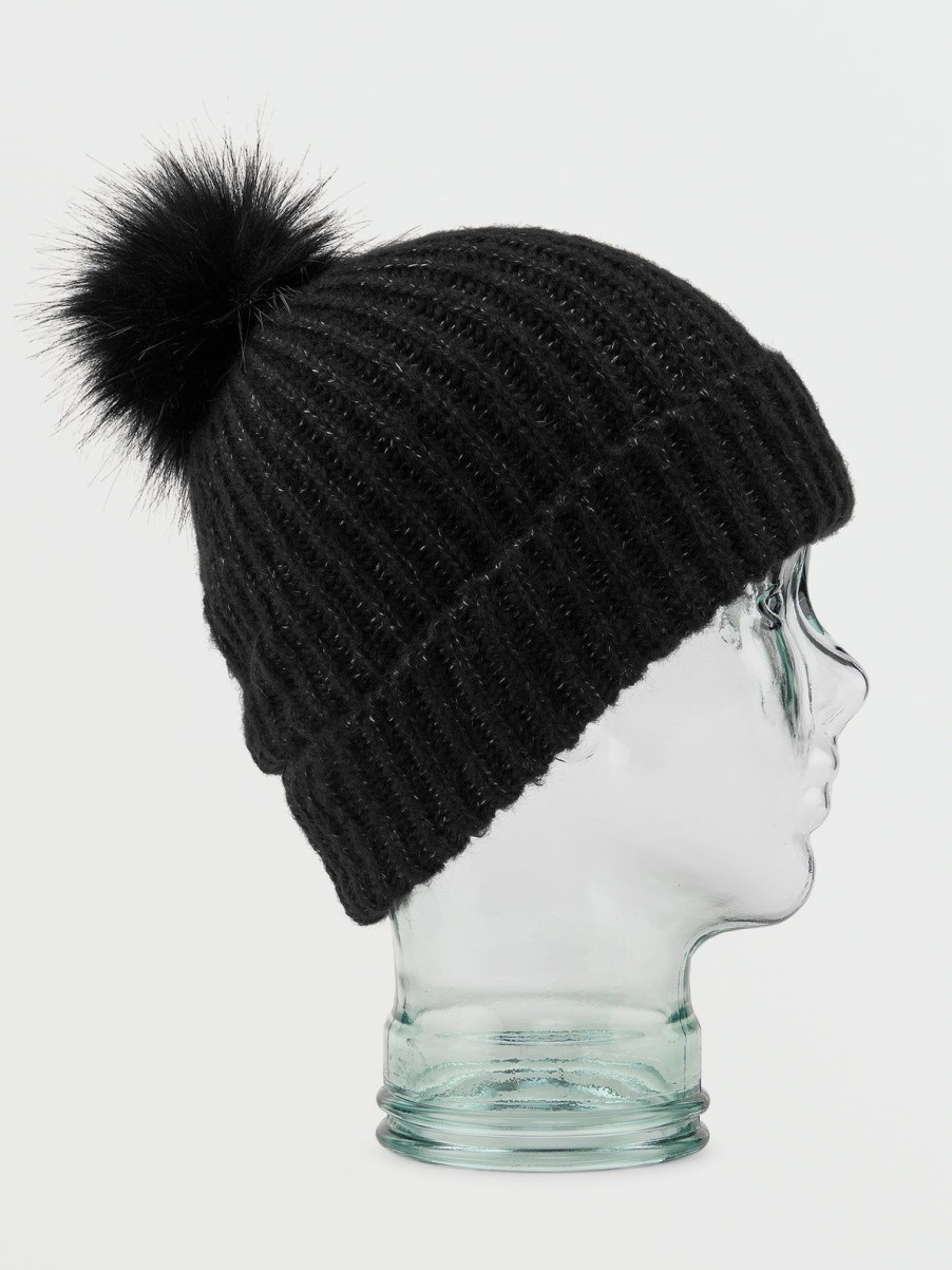 Women Volcom Beanies | Womens V.Co Lyra Beanie Black