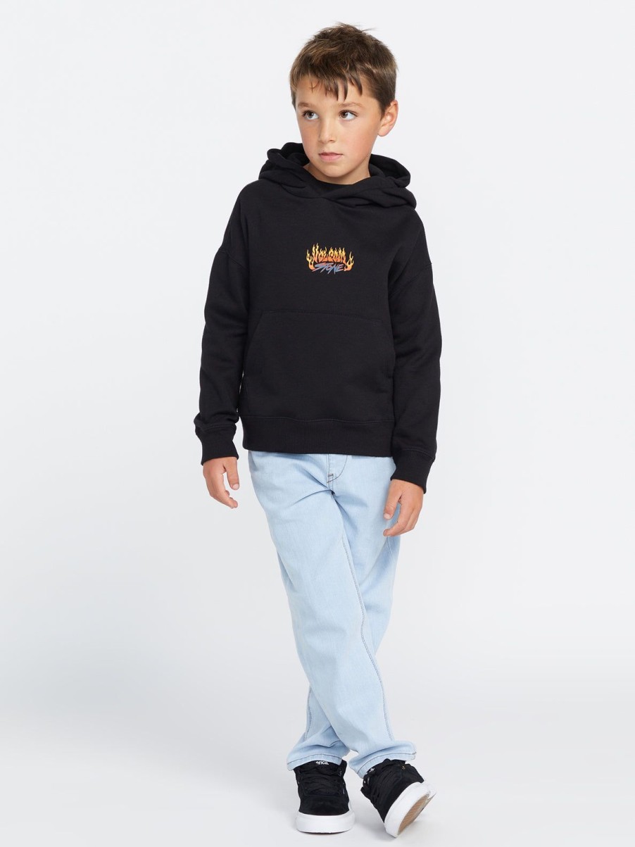 Boys Volcom Hoodies & Sweatshirts | Little Boys Trux Hoodie Black