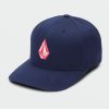 Men Volcom Hats & Beanies | Full Stone Xfit Hat Navy