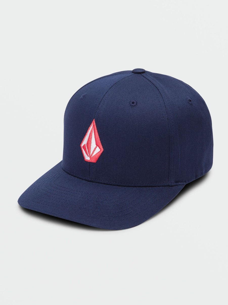 Men Volcom Hats & Beanies | Full Stone Xfit Hat Navy