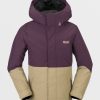 Kids Volcom Jackets | Kids Sass'N'Fras Insulated Jacket Blackberry