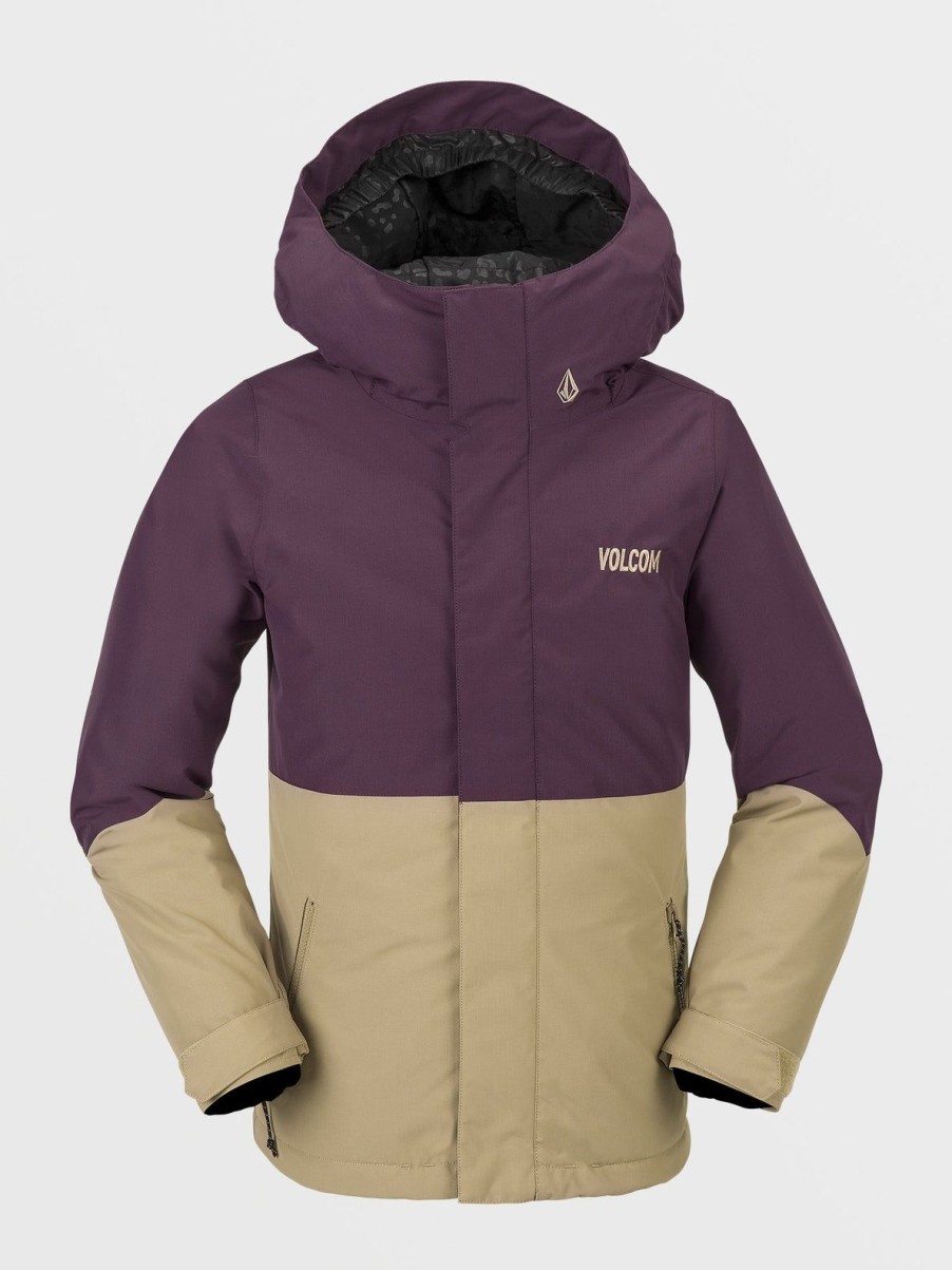 Kids Volcom Jackets | Kids Sass'N'Fras Insulated Jacket Blackberry