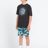 Kids Volcom Boardshorts & Trunks | Big Boys Uproar Mod-Tech Boardshorts Electric Green