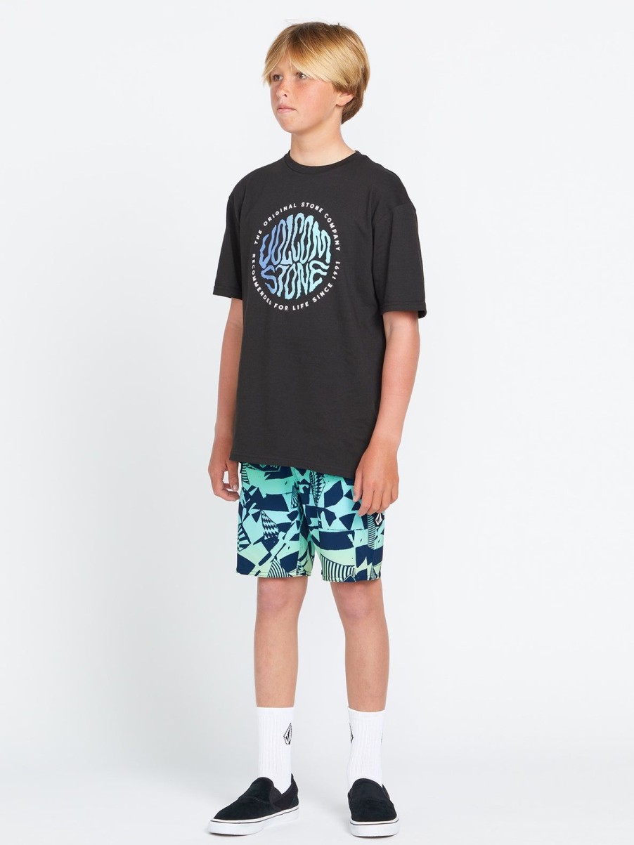 Kids Volcom Boardshorts & Trunks | Big Boys Uproar Mod-Tech Boardshorts Electric Green