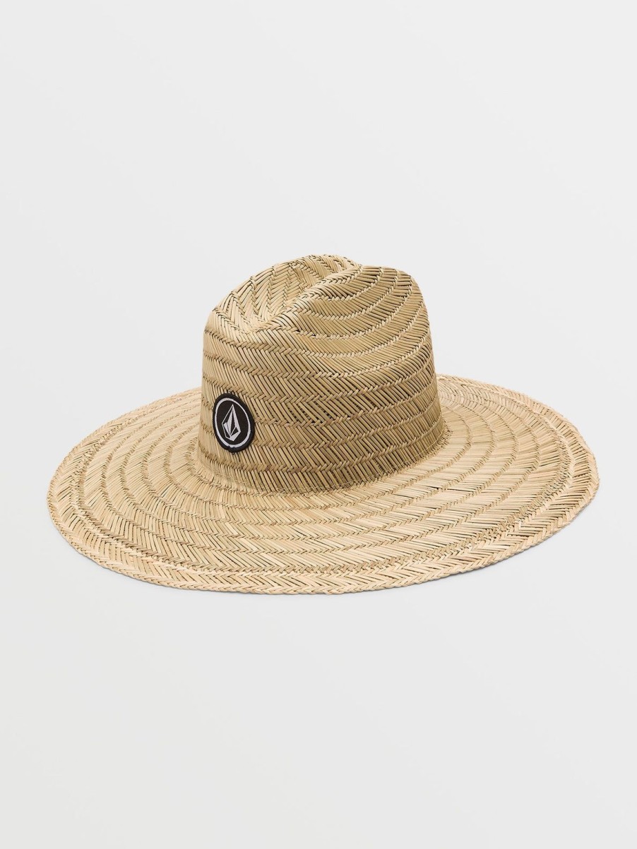 Boys Volcom | Big Boys Quarter Straw Hat Natural