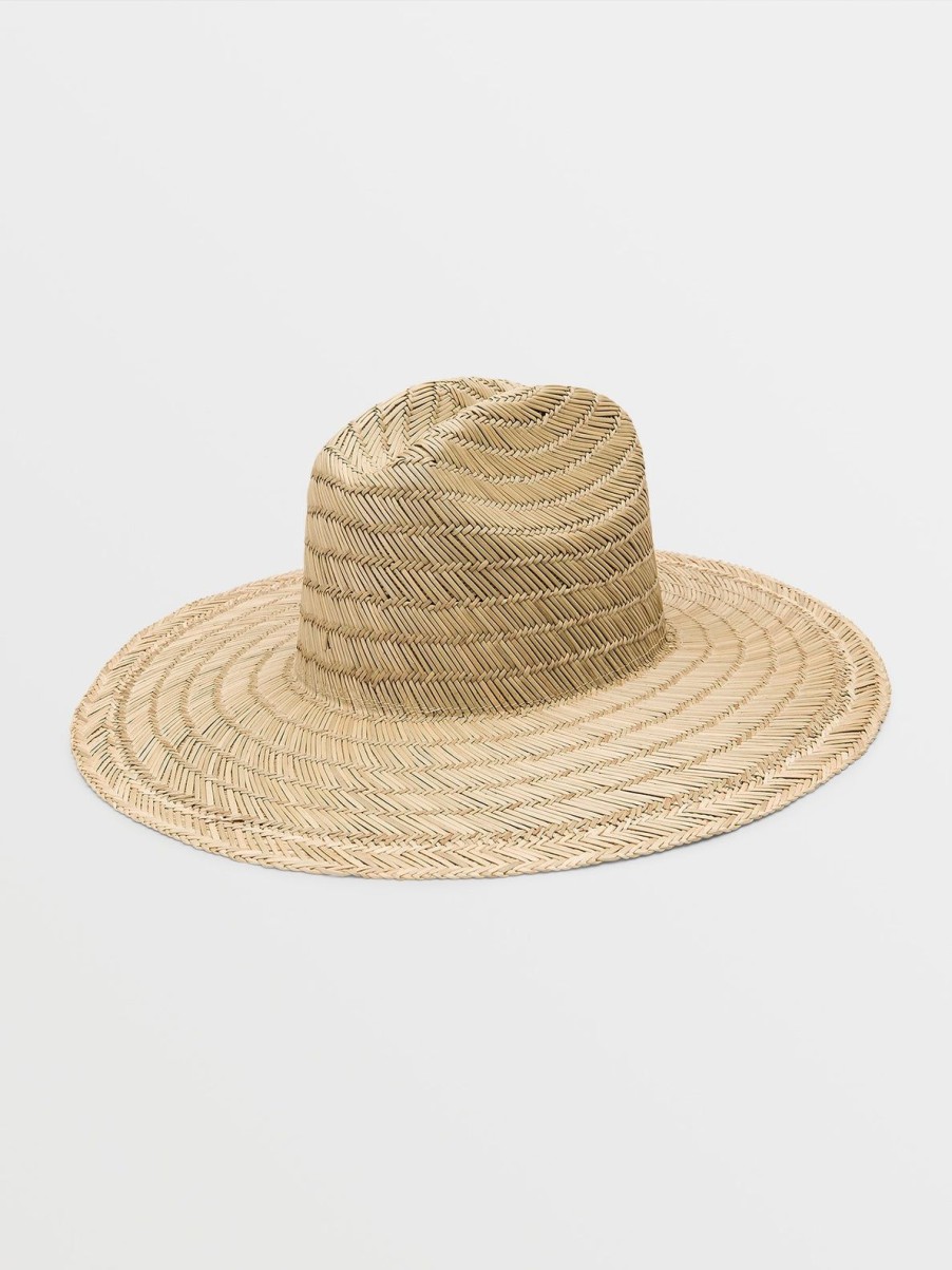 Boys Volcom | Big Boys Quarter Straw Hat Natural