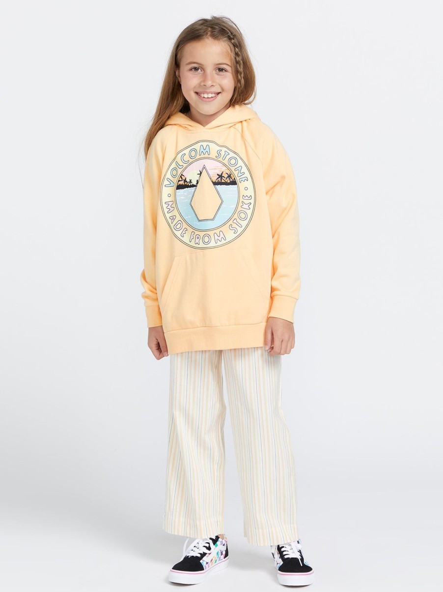 Girls Volcom Hoodies & Sweatshirts | Girls Truly Stoked Boyfriend Sweatshirt Sorbet