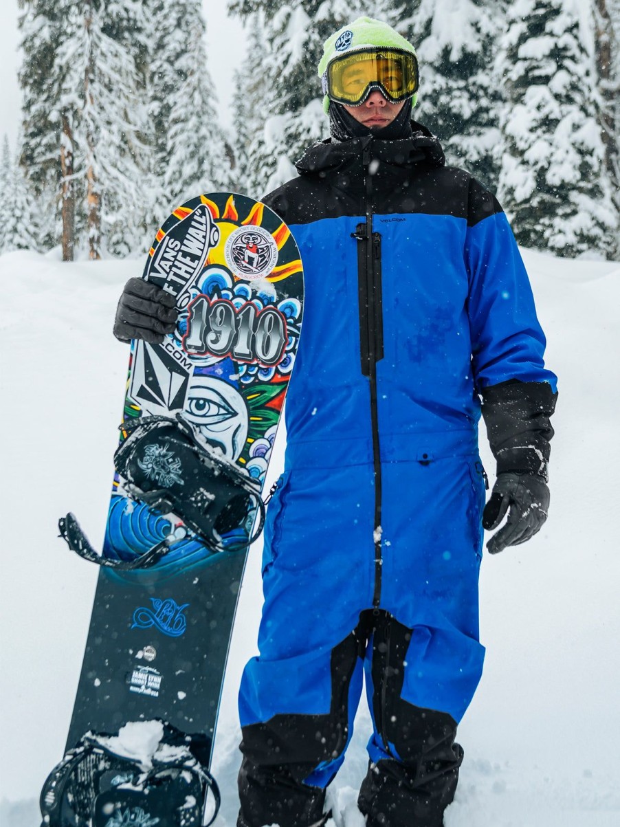 Men Volcom Jackets | Mens Jamie Lynn Gore-Tex Jumpsuit Electric Blue