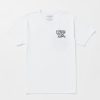 Men Volcom T-Shirts & Tanks | Freaki Tiki Short Sleeve Tee White