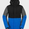 Men Volcom Jackets | Mens V.Co Op Insulated Jacket Electric Blue