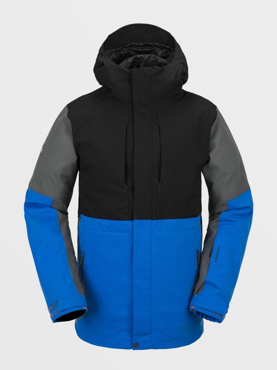 Men Volcom Jackets | Mens V.Co Op Insulated Jacket Electric Blue