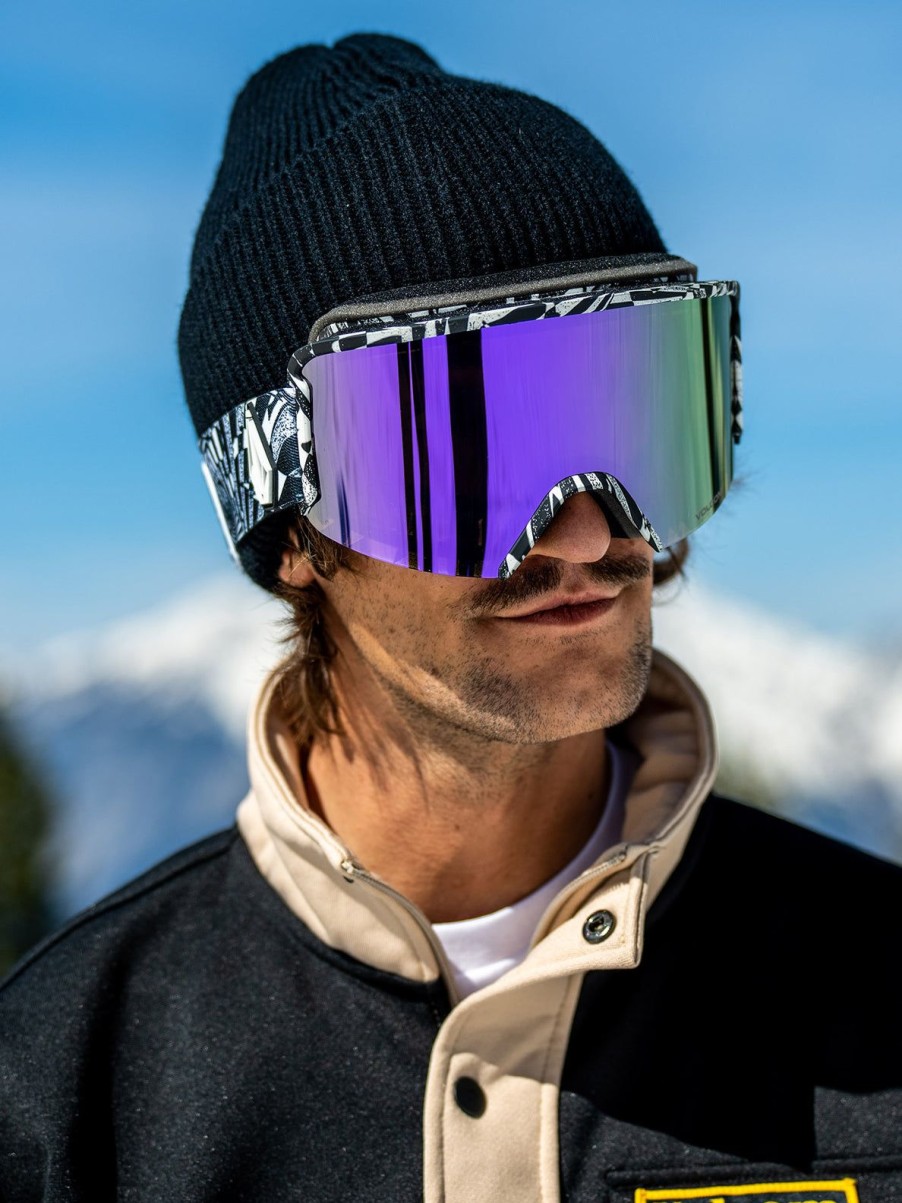 Men Volcom Accessories | Garden Goggle - Op Art/Chrome+Bl Purple