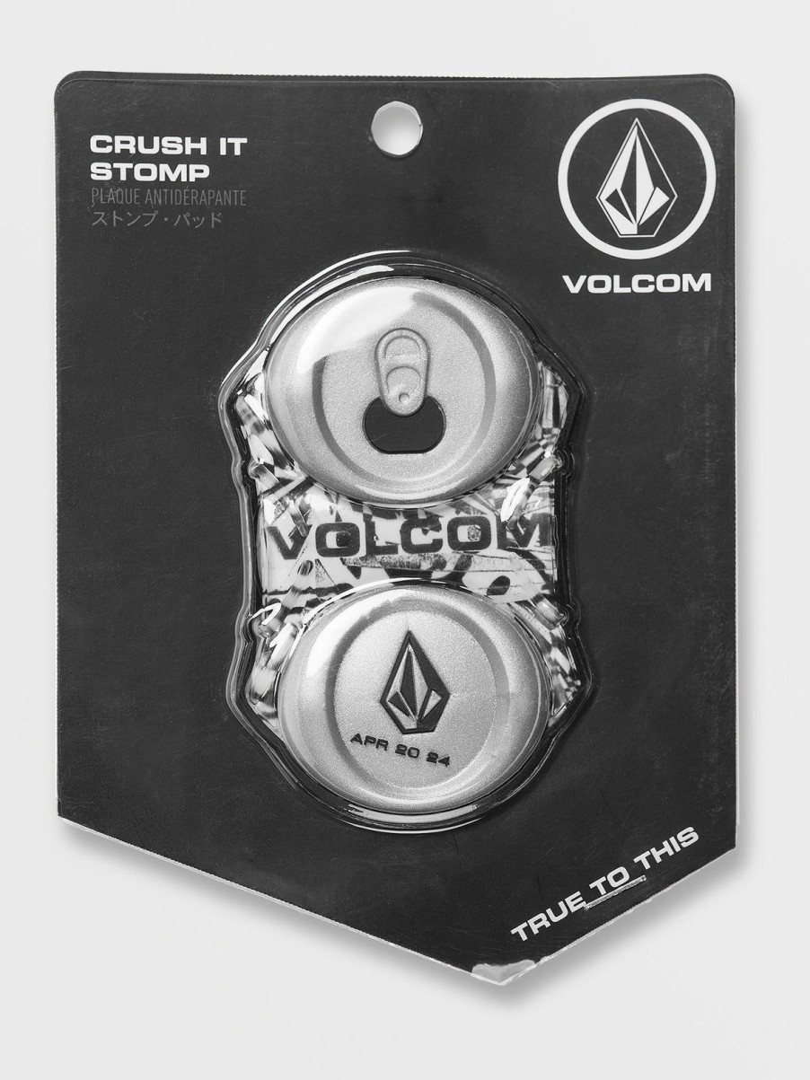 Men Volcom Accessories | Mens Crushed Can Stomp Black